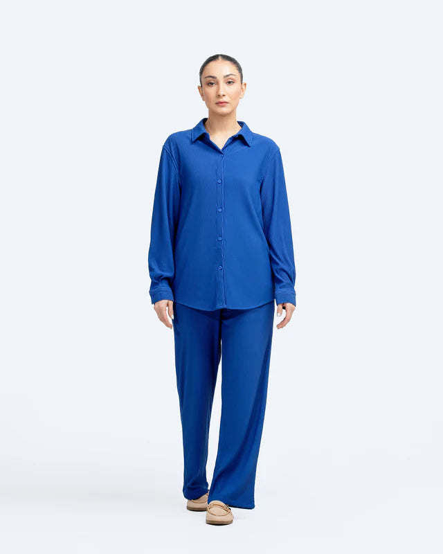 Relaxed Fit Textured Co-ord Set - FWTCS5-104