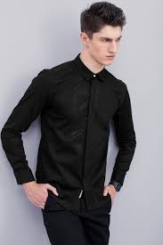 New Design Men's Stylish Half Sleeve Shirt - Soft Fabric, Long-lasting Style Formal look black color shir