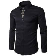 New Design Men's Stylish Half Sleeve Shirt - Soft Fabric, Long-lasting Style Formal look black color shir