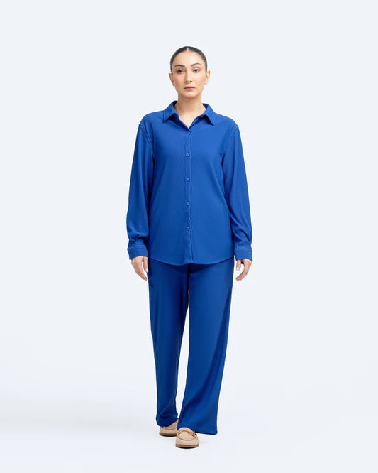 Relaxed Fit Textured Co-ord Set - FWTCS5-104