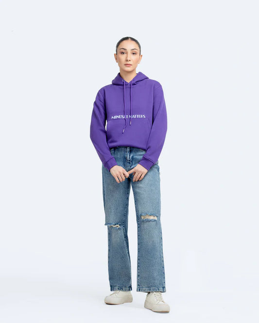 Black plain zipper hoddie for women